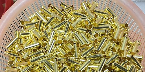 Brass tubular rivets ship to Europe